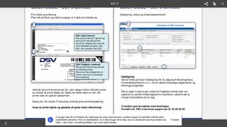 
                            7. AO Quick-Guide til DSV e-services - Visiolink