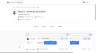 
                            10. AODocs - Smartbar for G Suite - Google Chrome