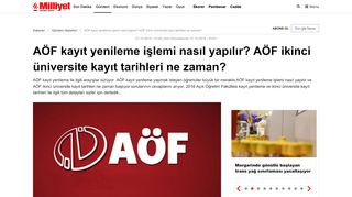 
                            10. AÖF kayıt yenileme işlemi nasıl yapılır? AÖF ikinci üniversite kayıt ...