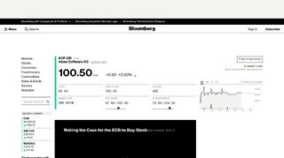 
                            10. AOF:Xetra Stock Quote - Atoss Software AG - Bloomberg Markets
