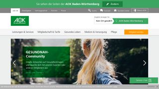 
                            4. AOK Baden-Württemberg - aok.de | AOK - Die Gesundheitskasse