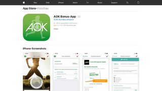 
                            4. AOK Bonus-App im App Store - iTunes - Apple