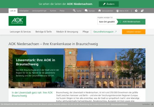 
                            7. AOK Braunschweig – Ihre Krankenkasse vor Ort | Die Gesundheitskasse