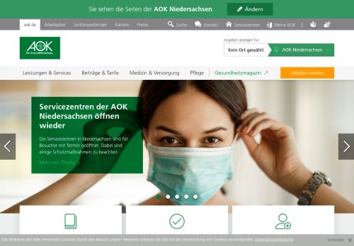 
                            6. AOK Niedersachsen - aok.de | AOK - Die Gesundheitskasse