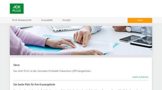 
                            1. AOK PLUS-Partnerschaft