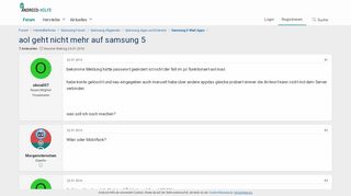 
                            8. aol geht nicht mehr auf samsung 5 - Samsung E-Mail Apps – Android ...