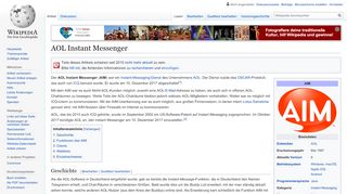 
                            9. AOL Instant Messenger – Wikipedia