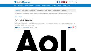 
                            9. AOL Mail Review - Pros, Cons and Verdict - Top Ten Reviews