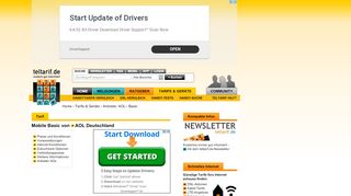 
                            9. AOL Mobile Basic - Alle Tarifdetails auf teltarif.de!