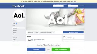 
                            1. AOL - Startseite | Facebook