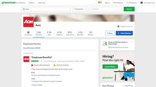 
                            6. Aon - Employee Benefits | Glassdoor.ie