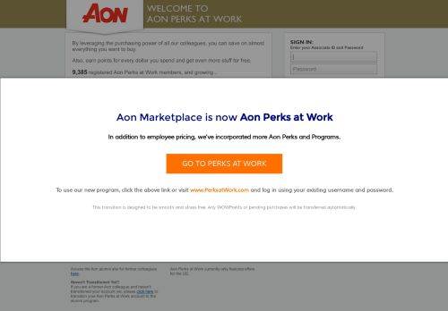 
                            13. Aon Perks at Work