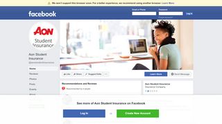 
                            6. Aon Students Insurance - Home | Facebook