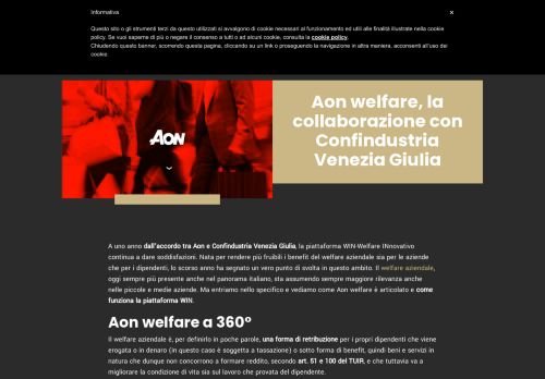 
                            8. Aon welfare, la collaborazione con Confindustria Venezia Giulia ...