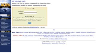 
                            10. AOPA Online - LSP Login