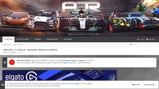 
                            9. AOR Rally League - Racenet Signup & Names | ApexOnlineRacing.com