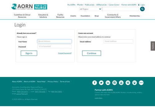 
                            9. AORN Login