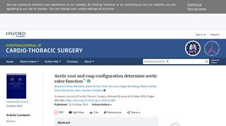 
                            6. Aortic root and cusp configuration determine aortic valve function ...