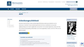 
                            10. AOV - Mutsaerts | Zakelijke Verzekeringen en Pensioen