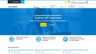 
                            2. AP Central – Education Professionals – The College Board