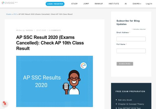 
                            5. AP SSC Result 2019: Check Andhra Pradesh 10th Class Result 2019 ...