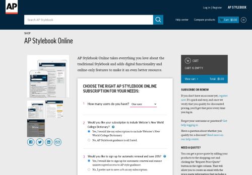 
                            10. AP Stylebook Online - Stylebooks.com