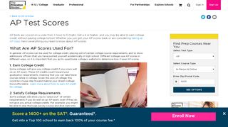 
                            7. AP Test Scores | The Princeton Review