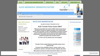 
                            5. APA ITU 4LIFE TRANSFER FACTOR | 4life indonesia Transfer factor
