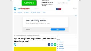 
                            7. Apa Itu Snapchat, Bagaimana Cara Mendaftar Akun Snapchat ...
