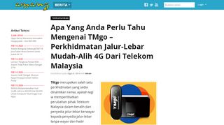 
                            9. Apa Yang Anda Perlu Tahu Mengenai TMgo – Perkhidmatan Jalur ...