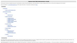 
                            2. Apache Axis2 Web Administrator's Guide