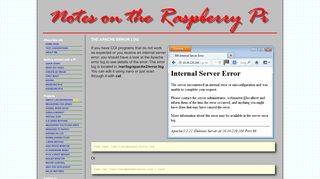 
                            5. Apache Error Log - Raspberry Pi