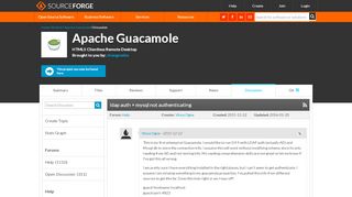 
                            5. Apache Guacamole / Discussion / Help:ldap auth + mysql not ...