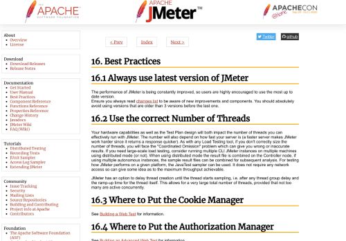 
                            8. Apache JMeter - User's Manual: Best Practices