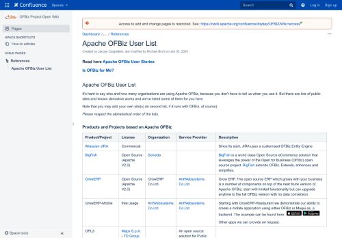 
                            10. Apache OFBiz User List - OFBiz Project Open Wiki - Apache Software ...