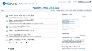 
                            2. Apache OpenOffice - Official Site - The Free and Open Productivity Suite