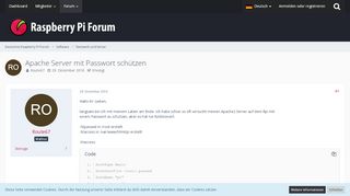 
                            11. Apache Server mit Passwort schützen - Netzwerk und Server ...