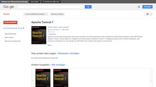 
                            11. Apache Tomcat 7 - Google Books-Ergebnisseite