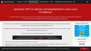 
                            4. Apache2, PHP 7.3, MySQL und phpMyAdmin installieren