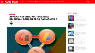 
                            10. Apakah AdSense Youtube Bisa Dikaitkan dengan Blog dan AdMob?