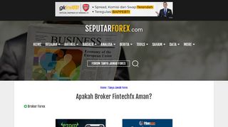 
                            5. Apakah Broker Fintechfx Aman? - Tanya Jawab Forex - Seputar Forex