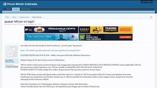 
                            8. Apakah NPCoin ini legit? | Forum Bitcoin Indonesia