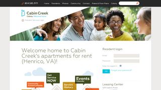 
                            9. Apartments for rent (Henrico, VA) | Find Your Welcome Home at Cabin ...