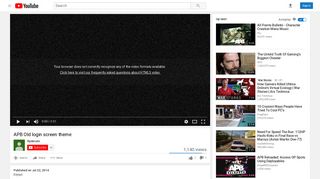 
                            2. APB Old login screen theme - YouTube