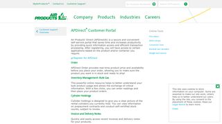 
                            6. APDirect® Customer Portal - Air Products