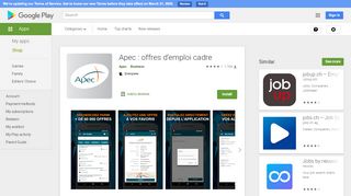 
                            11. Apec : offres d'emploi cadre - Apps on Google Play