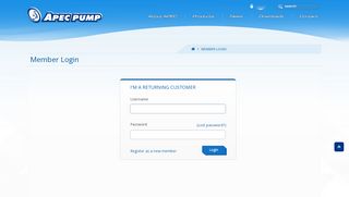 
                            12. APEC PUMP Enterprise Corp. - MEMBER LOGIN