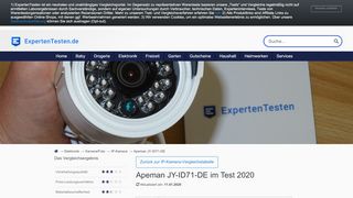 
                            12. Apeman JY-ID71-DE IP-Kamera im Test 2019 | Expertentesten