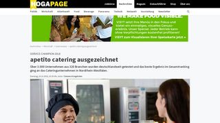 
                            9. apetito catering ausgezeichnet | HOGAPAGE