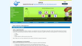 
                            6. Apex Institute of Management & Technology - Step by Step guide